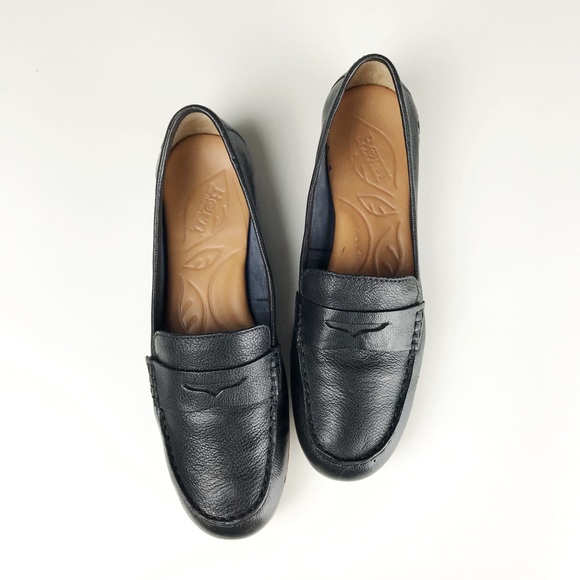 born leather loafers